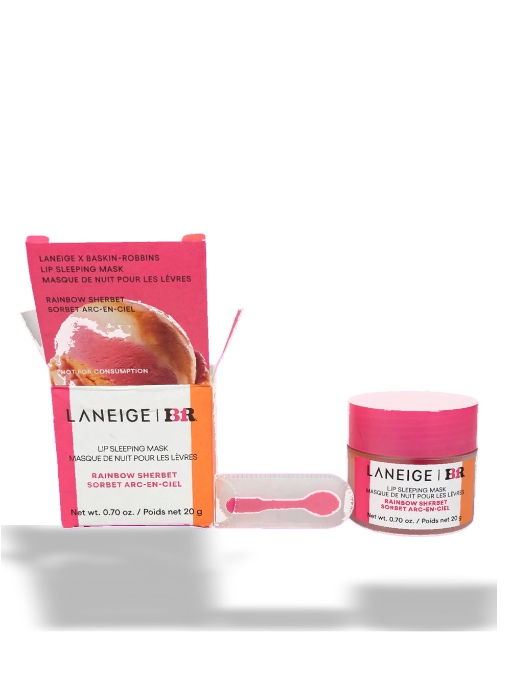 LANEIGE x Baskin-Robbins Rainbow Sherbet Lip Sleeping Mask 20g
